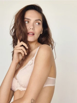 Foto del prodotto Reserved - Reggiseno push-up con pizzo - rosa pastello