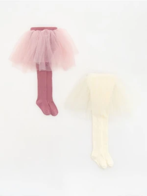 Foto del prodotto Reserved - Set di 2 collant con gonna in tulle - rosa pastello
