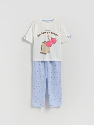 Foto del prodotto Reserved - Set pigiama Pusheen da due pezzi - panna