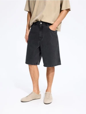 Foto del prodotto Reserved - Shorts in denim baggy - nero