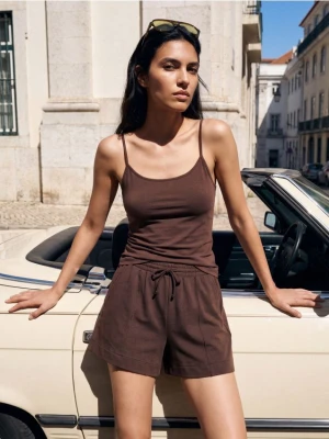 Foto del prodotto Reserved - Shorts in felpa con modal - marrone scuro