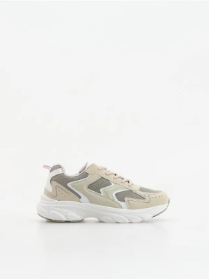 Foto del prodotto Reserved - Sneakers in materiali misti combinati - beige