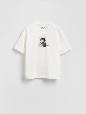 Foto del prodotto Reserved - T-shirt 2Pac - panna