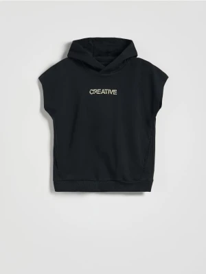 Foto del prodotto Reserved - T-shirt con cappuccio - nero