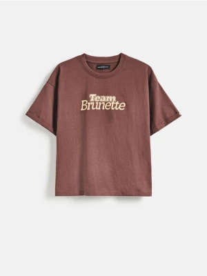 Foto del prodotto Reserved - T-shirt con stampa - caffè