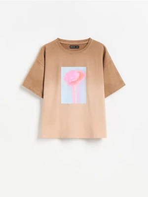 Foto del prodotto Reserved - T-shirt con stampa - caffè