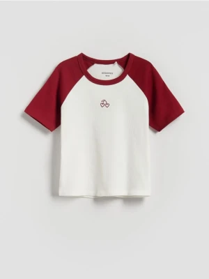 Foto del prodotto Reserved - T-shirt con stampa in rilievo - multicolore