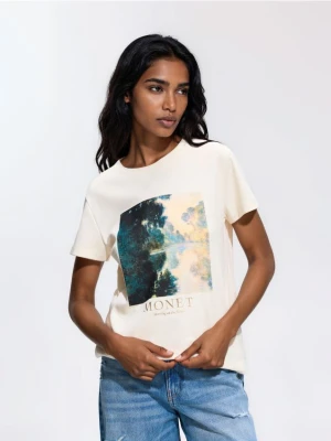 Foto del prodotto Reserved - T-shirt con stampa - nude