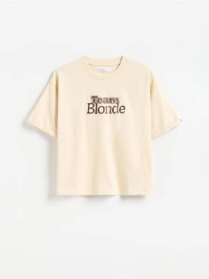 Foto del prodotto Reserved - T-shirt con stampa - nude
