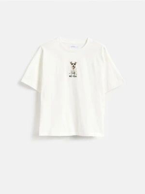 Foto del prodotto Reserved - T-shirt con stampa - panna