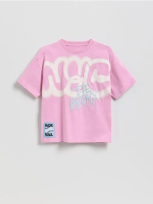 Foto del prodotto Reserved - T-shirt con stampa - rosa shocking