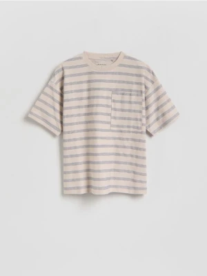 Foto del prodotto Reserved - T-shirt in cotone a righe - beige