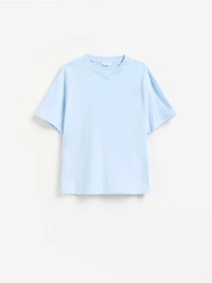 Foto del prodotto Reserved - T-shirt in cotone boxy - blu pallido
