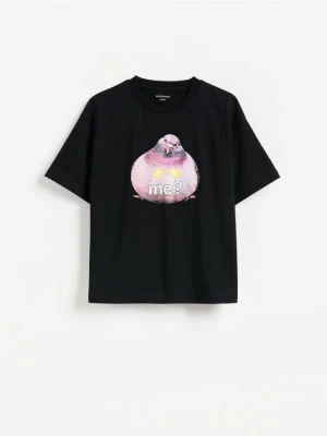 Foto del prodotto Reserved - T-shirt in cotone - grigio scuro