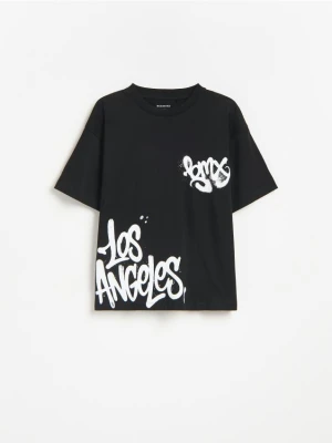Foto del prodotto Reserved - T-shirt in cotone - nero
