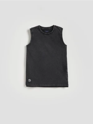 Foto del prodotto Reserved - T-shirt in cotone senza maniche - nero