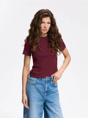 Foto del prodotto Reserved - T-shirt in misto viscosa - bordeaux