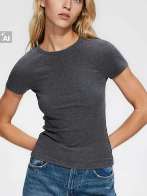 Foto del prodotto Reserved - T-shirt in misto viscosa - grigio chiaro