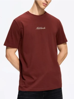 Foto del prodotto Reserved - T-shirt regular fit con stampa - bordeaux