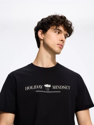 Foto del prodotto Reserved - T-shirt regular fit con stampa - nero
