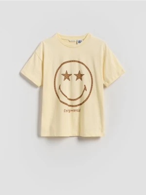 Foto del prodotto Reserved - T-shirt SmileyWorld® - beige