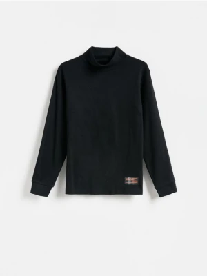Foto del prodotto Reserved - Top a maniche lunghe tinta unita con cotone - nero