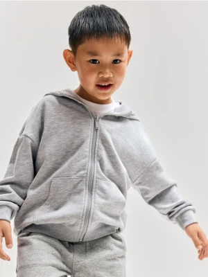 Foto del prodotto Reserved - Top da jogging con zip e cappuccio - grigio chiaro
