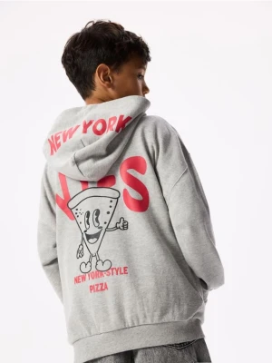Foto del prodotto Reserved - Top da jogging con zip e cappuccio - grigio chiaro