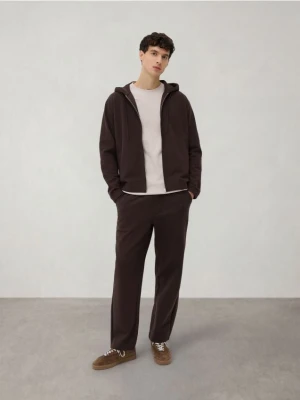 Foto del prodotto Reserved - Top da jogging con zip e cappuccio - marrone