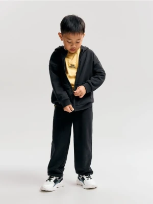 Foto del prodotto Reserved - Top da jogging con zip e cappuccio - nero