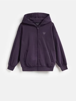 Foto del prodotto Reserved - Top da jogging con zip e cappuccio - uva