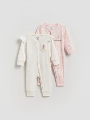 Foto del prodotto Reserved - Tutine in cotone Peter Rabbit 2 pack - rosa cipria