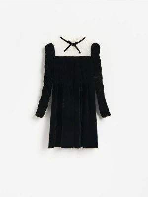Foto del prodotto Reserved - Vestito in velour con pizzo - nero