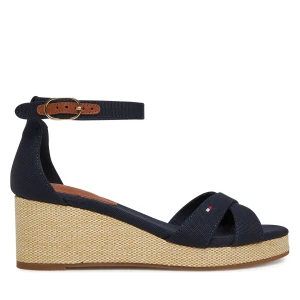 Foto del prodotto Sandali Tommy Hilfiger Flag Criss-Cros Mid Wedge Espad FW0FW08481 Blu scuro