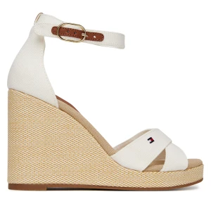 Foto del prodotto Sandali Tommy Hilfiger Flag High Wedge Espad Crisscross FW0FW08661 Écru Crema