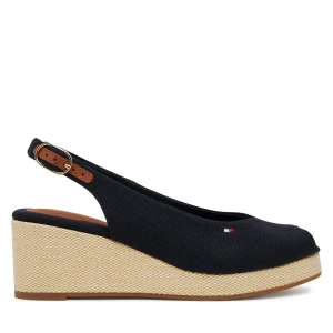 Foto del prodotto Sandali Tommy Hilfiger Flag Mid Wedge Espad Slingback FW0FW08595 Blu scuro