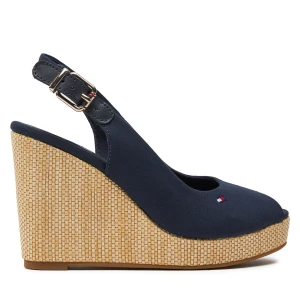Foto del prodotto Sandali Tommy Hilfiger Iconic Elena Sling Back Wedge FW0FW04789 Blu scuro