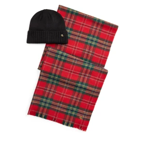 Foto del prodotto Set berretto e sciarpa LAUREN RALPH LAUREN 454P23529004 Rosso