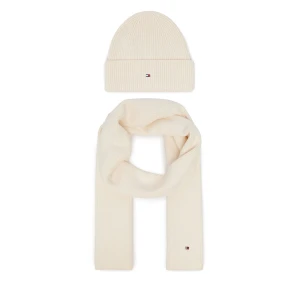 Foto del prodotto Set berretto e sciarpa Tommy Hilfiger AW0AW19136 Crema