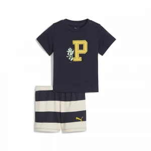 Foto del prodotto Set di T-shirt e shorts Minicats SUPER PUMA per bimbi ai primi passi, Abbigliamento, Blu niebieski