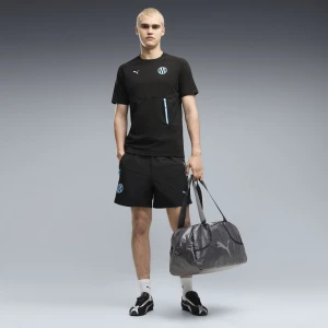 Foto del prodotto Shorts in tessuto Olympique de Marseille PUMATECH dal taglio morbido da uomo, Abbigliamento, Nero czarny