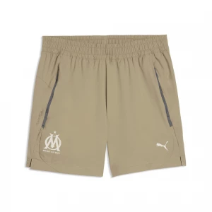Foto del prodotto Shorts Olympique de Marseille PUMATECH dal taglio morbido da uomo, Accessori, Marrone brązowy