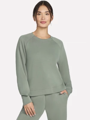 Foto del prodotto Skechers Donna Cozy Luxe Crewneck in Talpa / Oliva