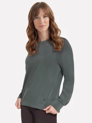 Foto del prodotto Skechers Donna Cozy Luxe Crewneck in Verde / Nero