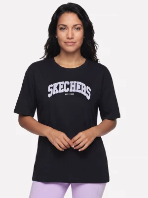 Foto del prodotto Skechers Donna Destination corto Sleeve Maglietta in Nero