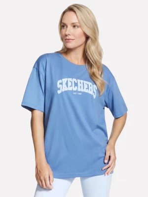 Foto del prodotto Skechers Donna Destination corto Sleeve Maglietta in Poseidon