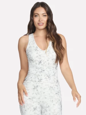 Foto del prodotto Skechers Donna GO FLEX RIB Floral Mirage V-Neck Tank in Argento / Grigio