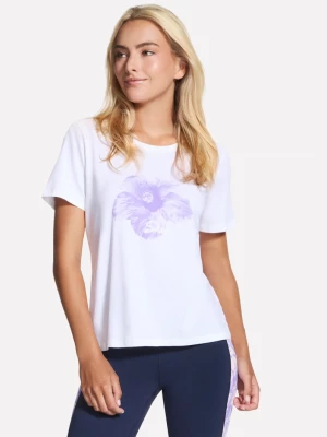 Foto del prodotto Skechers Donna Hibiscus corto Sleeve Maglietta in Bianco