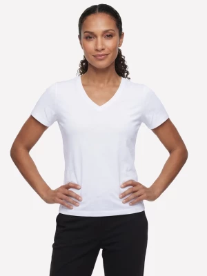 Foto del prodotto Skechers Donna Pima V-Neck maglietta in Bianco