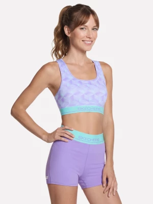 Foto del prodotto Skechers Donna Printed Pace Bra in Petrolio / Porpora